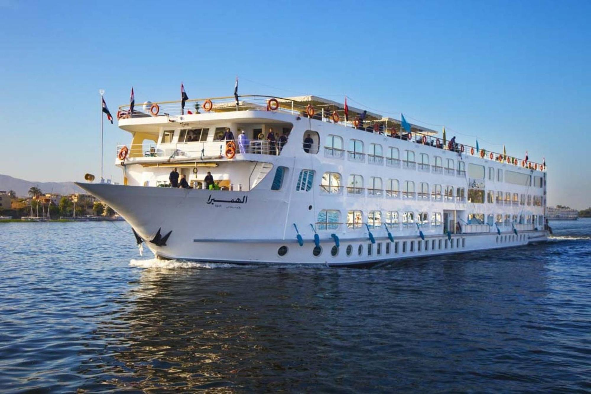 Upper Sky Tours 5 Stars Nile Cruises Sailing From Luxor To Aswan Every Saturday & Monday For 4 Nights - From Aswan Every Wednesday And Friday For Only 3 Nights With All Visits Exteriér fotografie